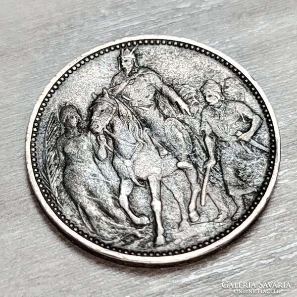FJ ezüst 1korona Millenniumi 1896