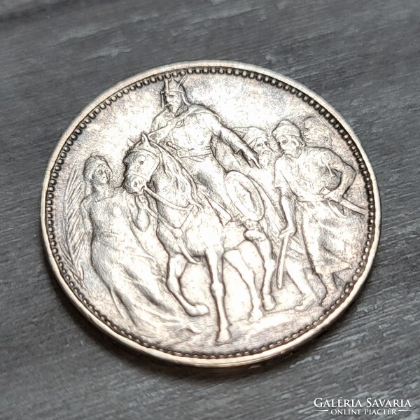 FJ ezüst 1korona Millenniumi 1896
