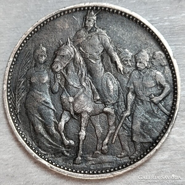 FJ ezüst 1korona Millenniumi 1896