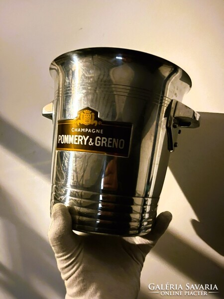 Champagne Pommery & Greno Art Deco pezsgőhűtő jégveder