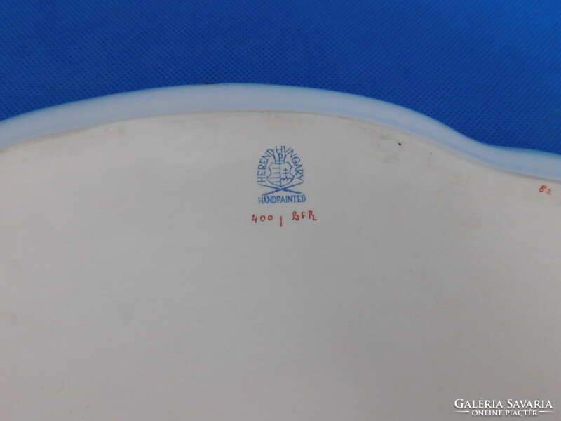 Herendi Gyümölcs nintás szalag tál