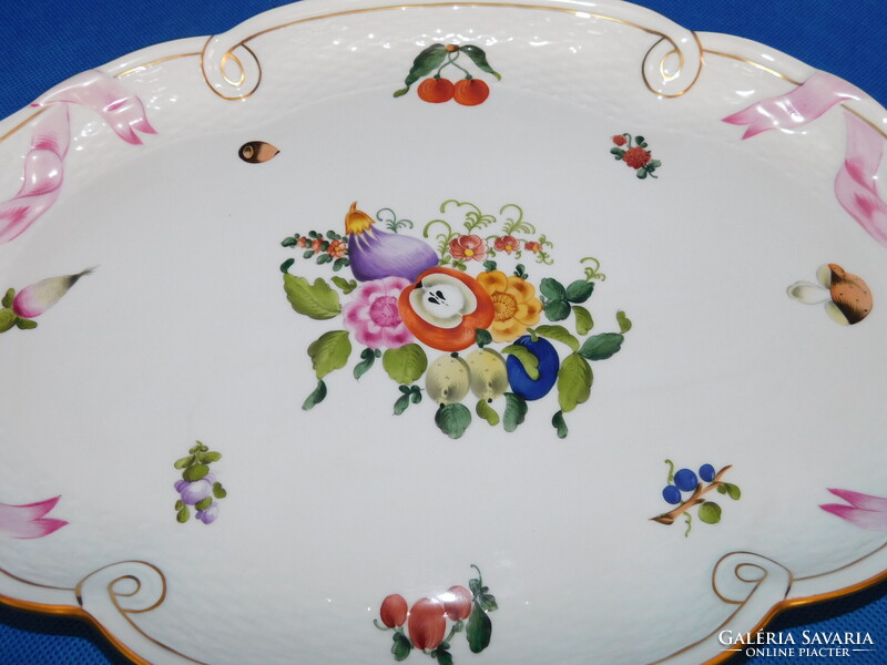 Herendi Gyümölcs nintás szalag tál