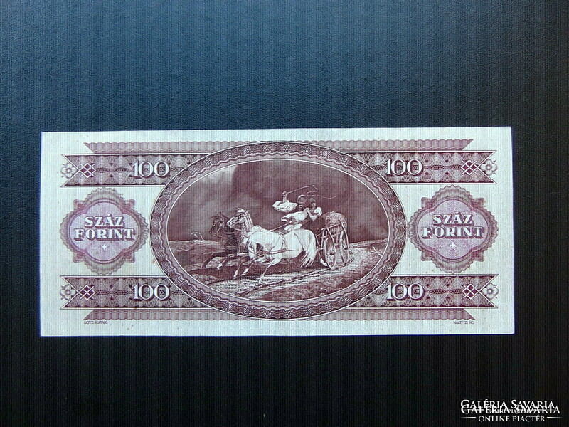 100 forint 1989 B 894 Nyomdahibás bankjegy !
