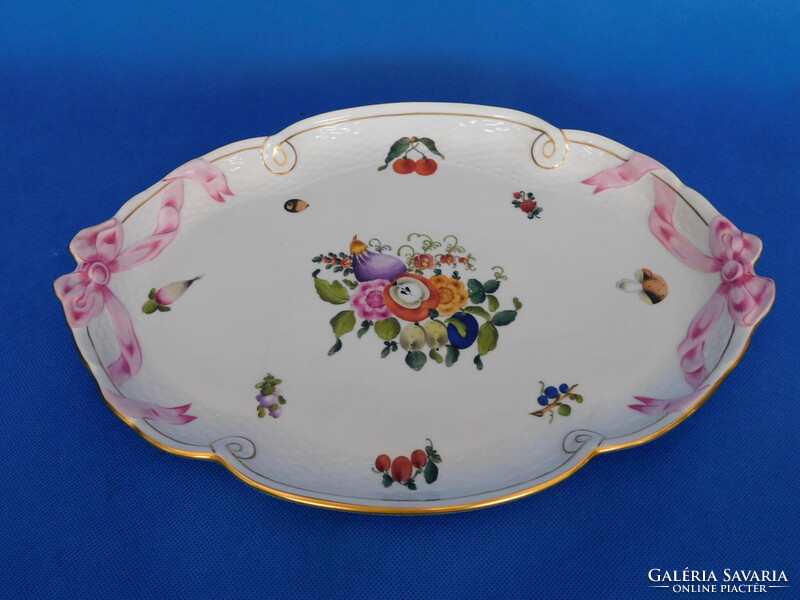 Herendi Gyümölcs nintás szalag tál