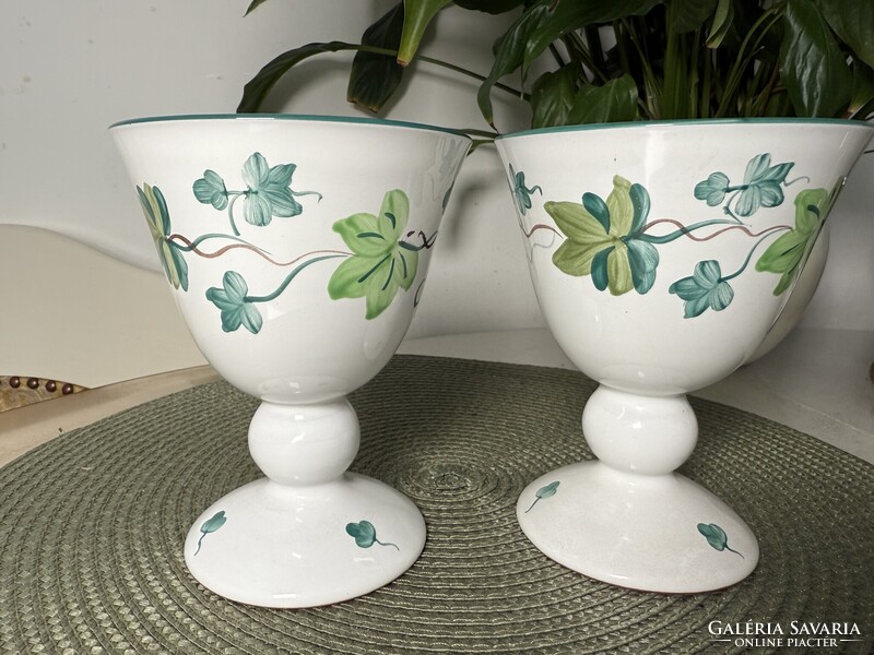 Herendi kerámia pohár Herend Hungary Village Pottery