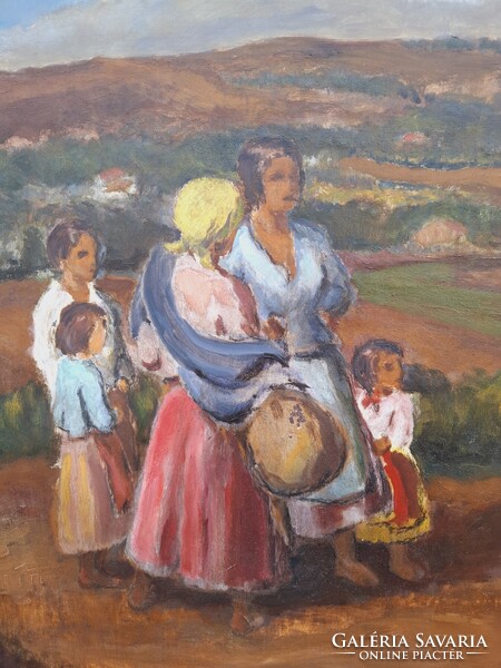 Bokor Vilmos (1897-1984) Család A Domboldalon