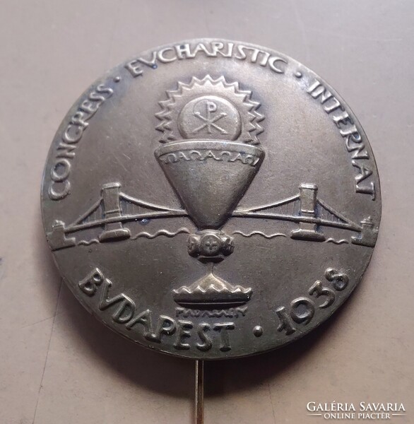1938. "XXXIV. Nemzetközi Eucharisztikus Kongresszus Budapest" 6db . Madarassy , Ludvig  gyartók.