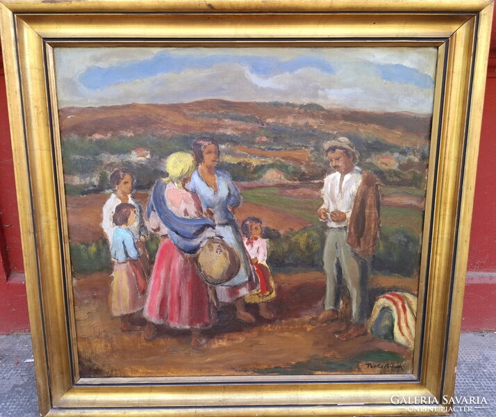 Bokor Vilmos (1897-1984) Család A Domboldalon