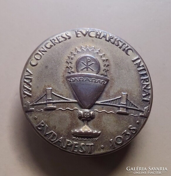 1938. "XXXIV. Nemzetközi Eucharisztikus Kongresszus Budapest" 6db . Madarassy , Ludvig  gyartók.