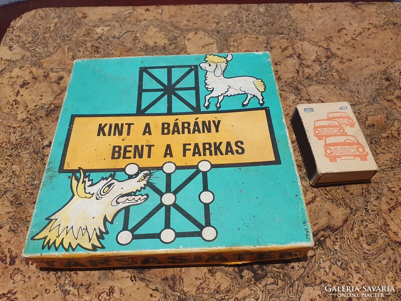 Retro ritka kint a bárány bent a farkas stratégiai családi társasjáték hánytalan triál skála a9