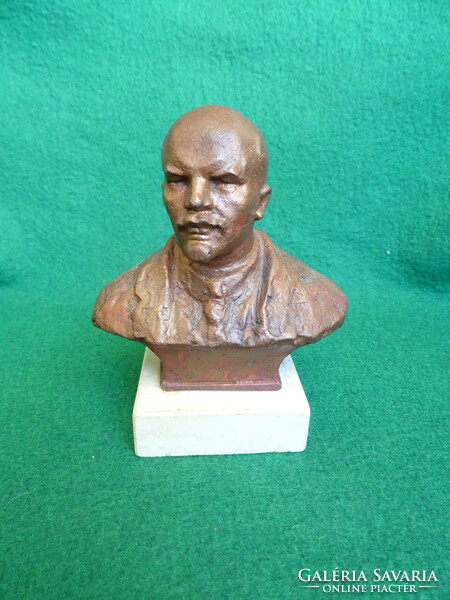 Lenin bronz brüszt Olcsai Kiss Zoltán (1895-1981)