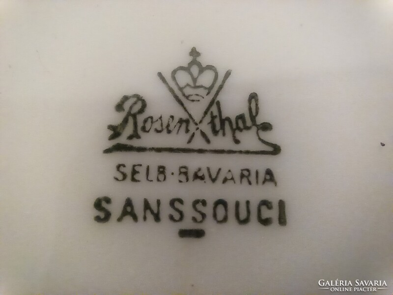 ROSENTHAL SELB BAVARIA SANSSOUCI csészék (5db) (1927)