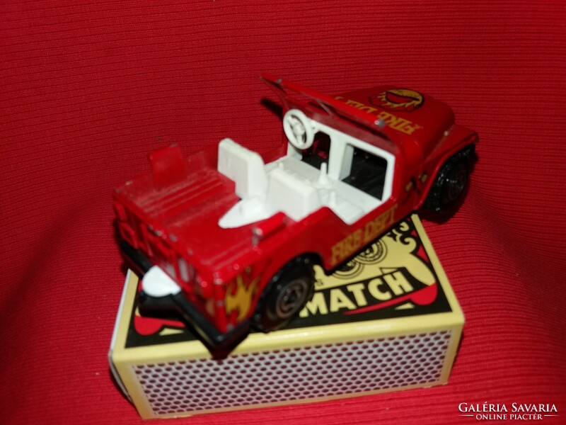 Régi még Francia gyártmányú MAJORETTE 1 :46 JEEP fém kisautó képek szerint ( NAGY MÉRET- KING SIZE )