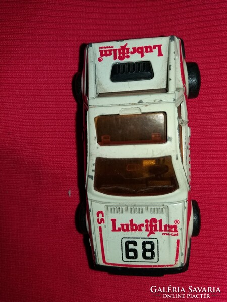 Régi még Francia gyártmányú MAJORETTE LANCIA MONTECARLO fém kisautó sportautó RITKA képek szerint