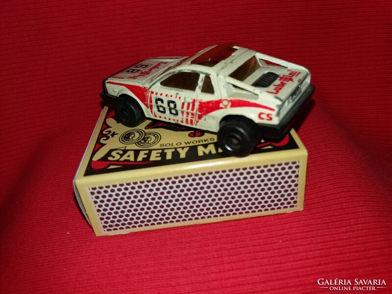 Régi még Francia gyártmányú MAJORETTE LANCIA MONTECARLO fém kisautó sportautó RITKA képek szerint