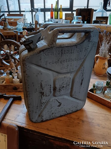 Wehrmacht üzemanyag kanna 20 literes 1943, katonai marmon kanna