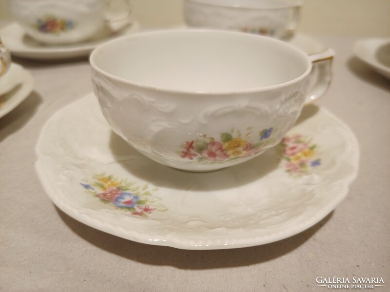 ROSENTHAL SELB BAVARIA SANSSOUCI csészék (5db) (1927)