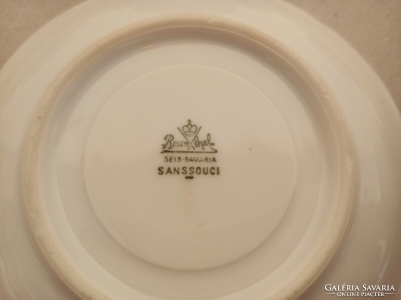 ROSENTHAL SELB BAVARIA SANSSOUCI csészék (5db) (1927)