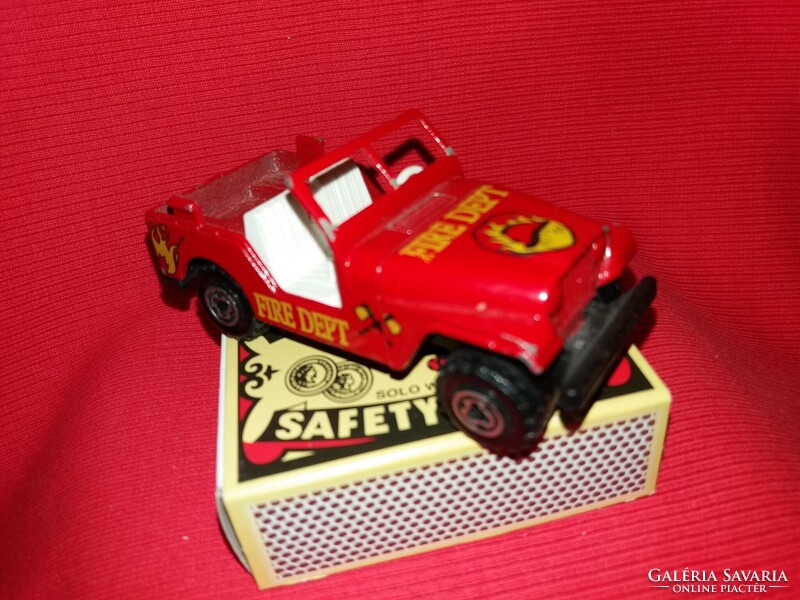 Régi még Francia gyártmányú MAJORETTE 1 :46 JEEP fém kisautó képek szerint ( NAGY MÉRET- KING SIZE )