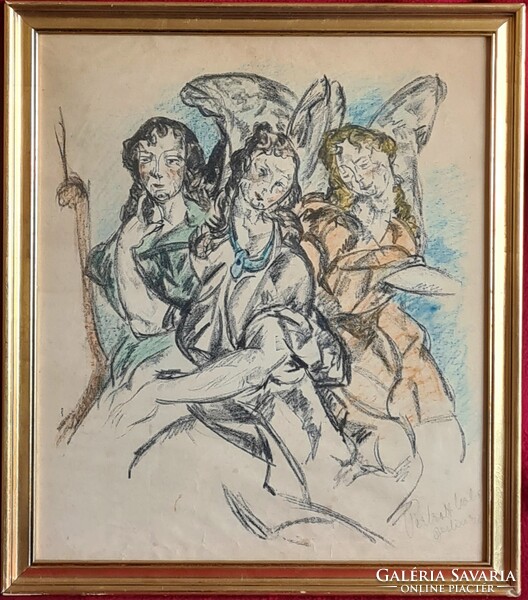 Perlrott-Csaba Vilmos (1880-1955) : Angyalok