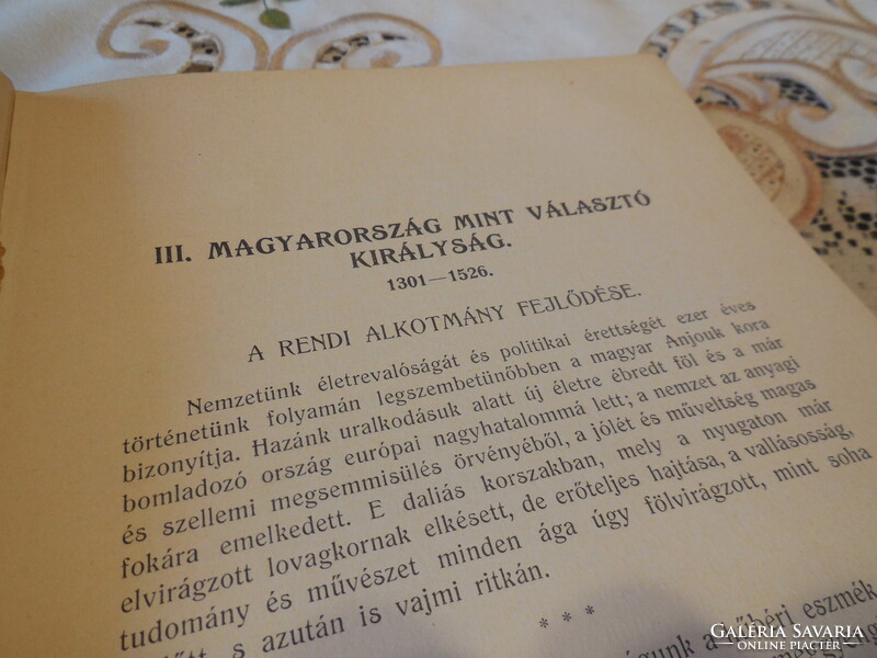 Magyarország művelödésének története   írta Dr Berecz  Sándor   KNER nyomda  Gyoma  1905.