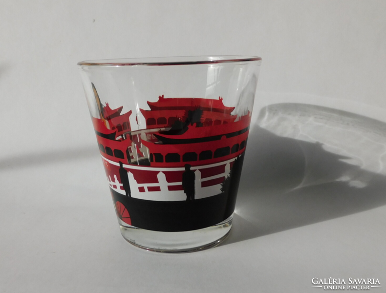 Cinzano "Peking" limitált kiadású pohár