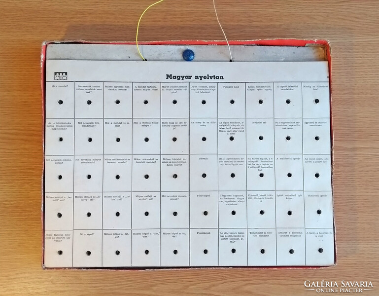 Tri-Ton HSZ elektronikus ismeretterjesztő játék 1970-es évek retro Féláron!