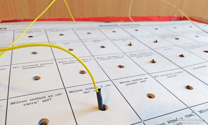 Tri-Ton HSZ elektronikus ismeretterjesztő játék 1970-es évek retro Féláron!