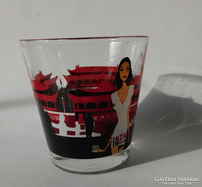 Cinzano "Peking" limitált kiadású pohár