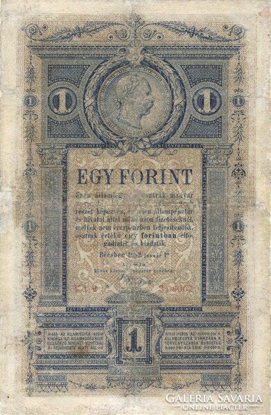 1 gulden / forint 1882 restaurált 2.
