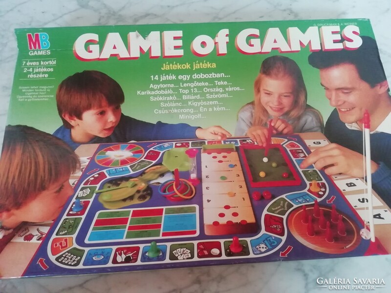 Game of Games retro társasjáték, 1990