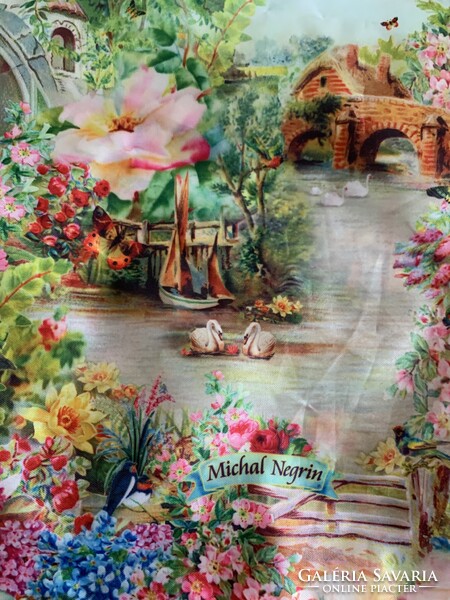 Új designer Michal Negrin türkizes kék gyönyörű romantikus hátizsák backpack jymbag