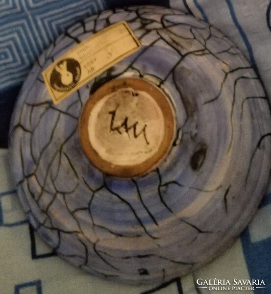 Iparművészeti falitál/tálka :Krajtsovits Margit