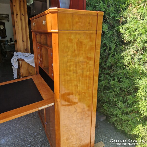 Biedermeier cseresznyefa írószekreter restaurálva