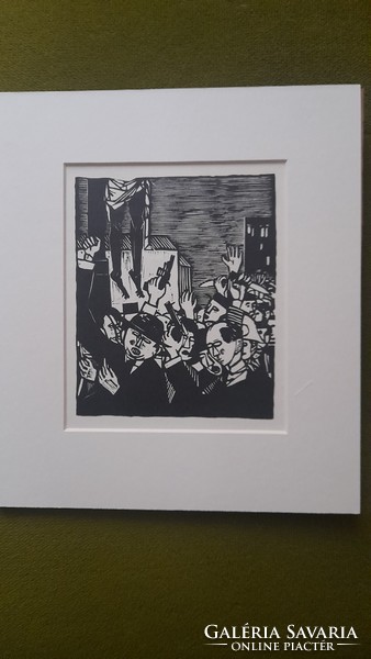 Kondor Béla fametszet 1