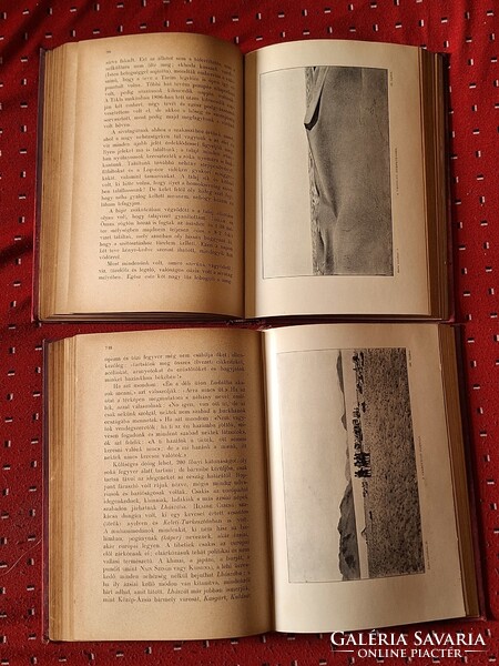 ELSŐ KIADÁS! képes fedelű MFTK 1906 VII-VIII.-SVEN HEDIN:ÁZSIA SZIVÉBEN I.II. --GYŰJTŐI!