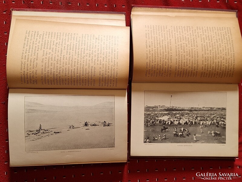 ELSŐ KIADÁS! képes fedelű MFTK 1906 VII-VIII.-SVEN HEDIN:ÁZSIA SZIVÉBEN I.II. --GYŰJTŐI!