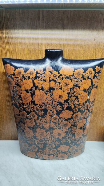 Festett-mázas padlóváza 43cm magas