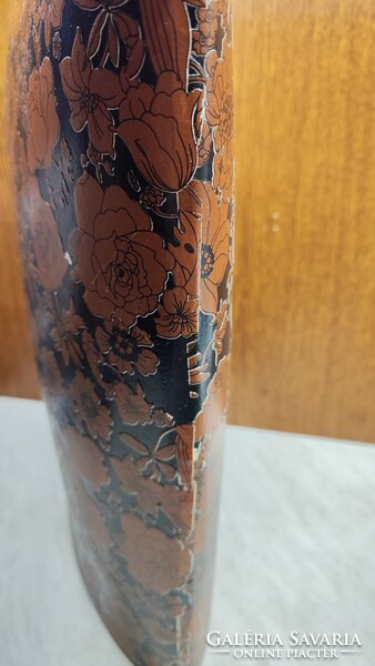 Festett-mázas padlóváza 43cm magas