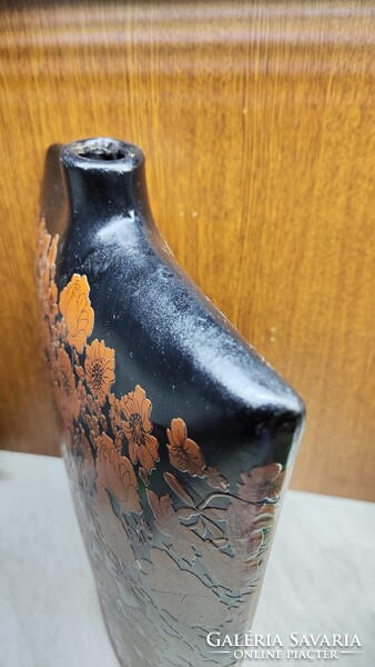 Festett-mázas padlóváza 43cm magas