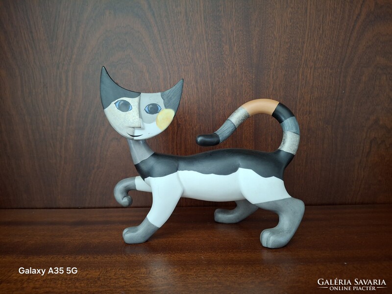 Rosina Wachtmeister Goebel kerámia macska figura