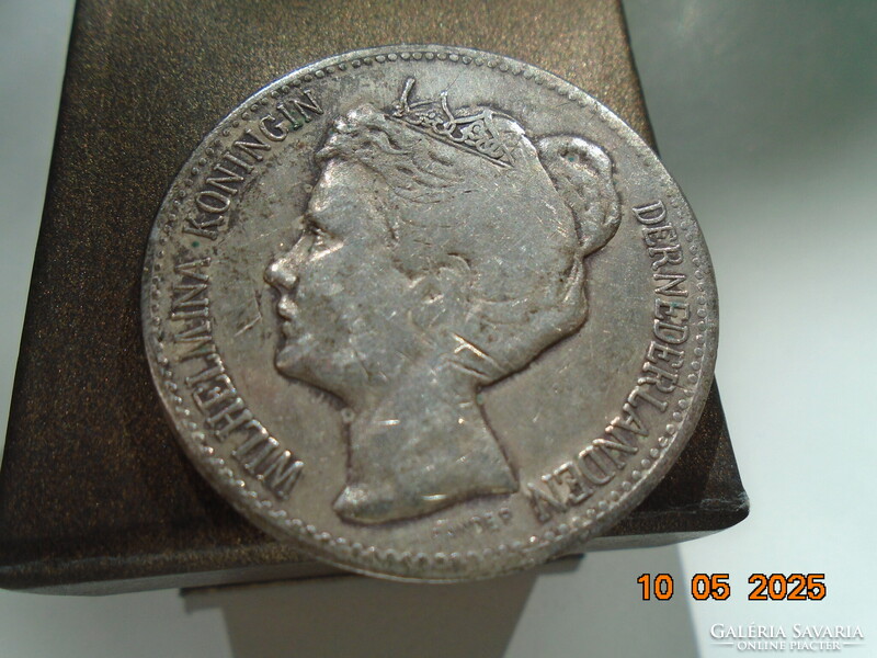 1898   2 1/2 Gulden Wilhelmina 945/1000 ezüst holland pénzérme