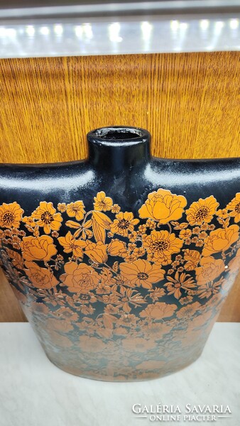 Festett-mázas padlóváza 43cm magas