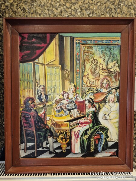 Festmény francia?