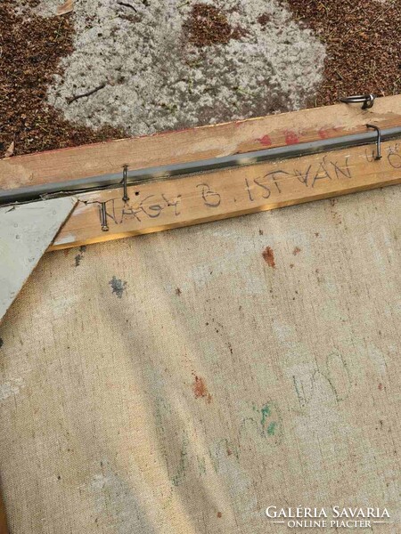 Nagy B. István szignóval ellátott festmény