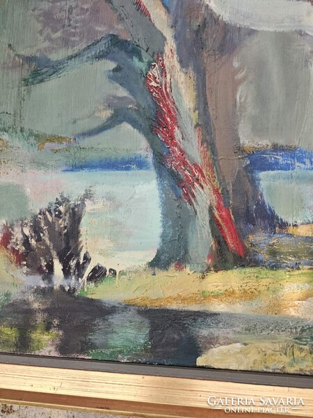 Nagy B. István szignóval ellátott festmény