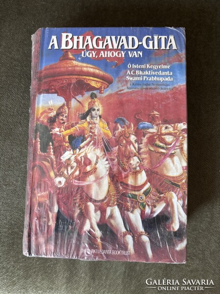 ÚJ KÖNYV !!! A Bhagavad-Gítá úgy, ahogy van !!! HIBÁTLAN !!! FÓLIÁZOTT !!!