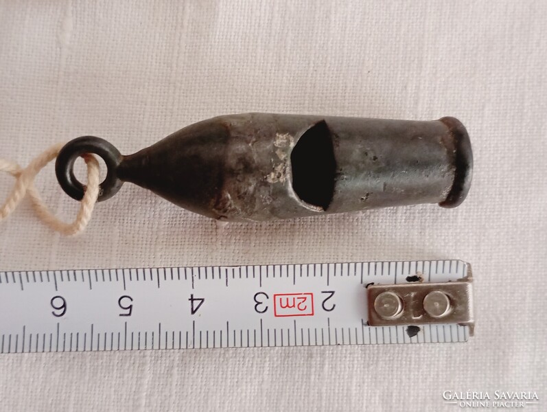 Antik síp 6cm horgany katonai  csendőrségi