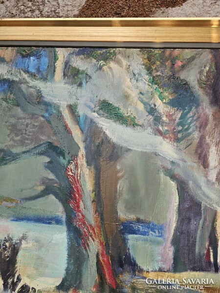 Nagy B. István szignóval ellátott festmény