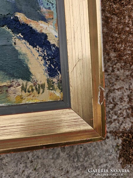 Nagy B. István szignóval ellátott festmény